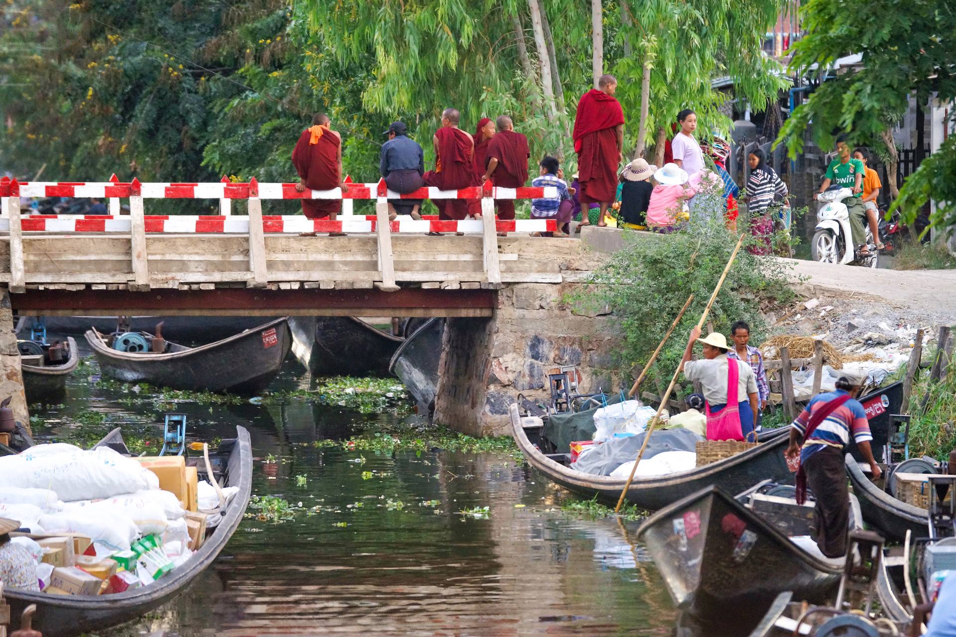 Abendlicher Spaziergang durch Nyaung Shwe
